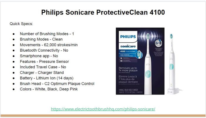 Philips Sonicare ProtectiveClean 4100 slide