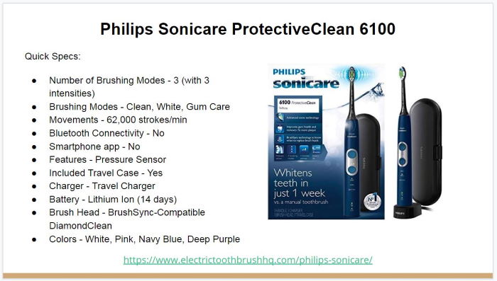 Philips Sonicare ProtectiveClean 6100