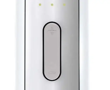 Philips Sonicare Flexcare Platinum Connected Intensity inclease and decrease button and indicators