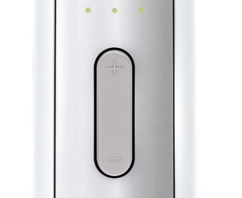 Philips Sonicare Flexcare Platinum Connected Intensity inclease and decrease button and indicators