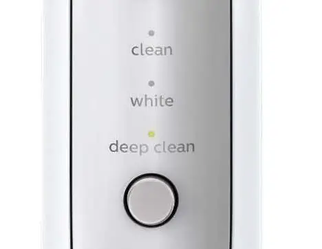 Philips Sonicare Flexcare Platinum Connected Mode selection button and indicators
