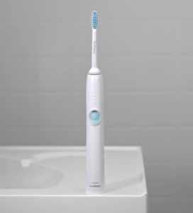 Philips Sonicare EasyClean on bathroom sink