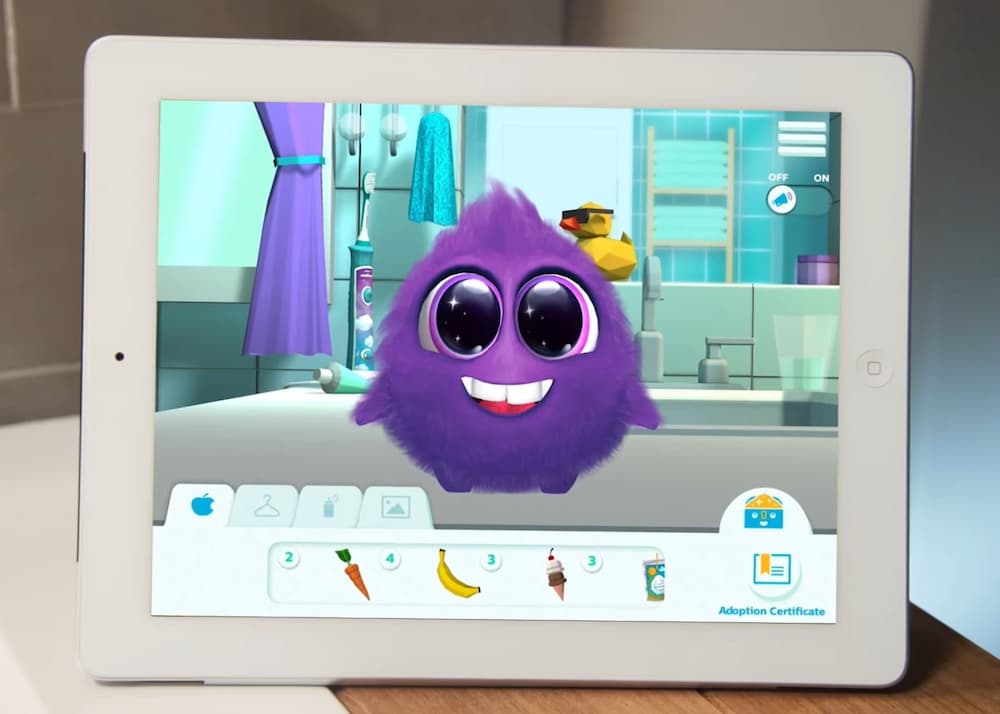 Sparkly in Philips Sonicare For Kids application