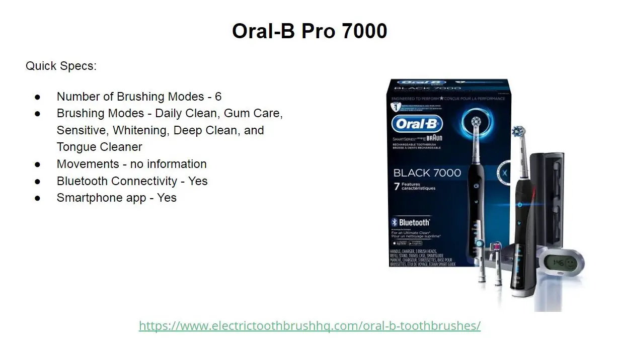 Oral-B Pro 7000 Slide